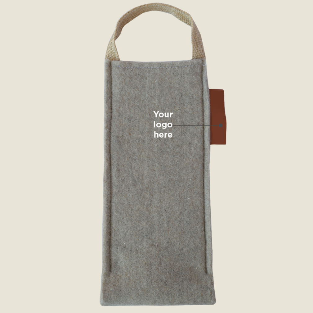 wool hero wine guard tote bag customisable for winery