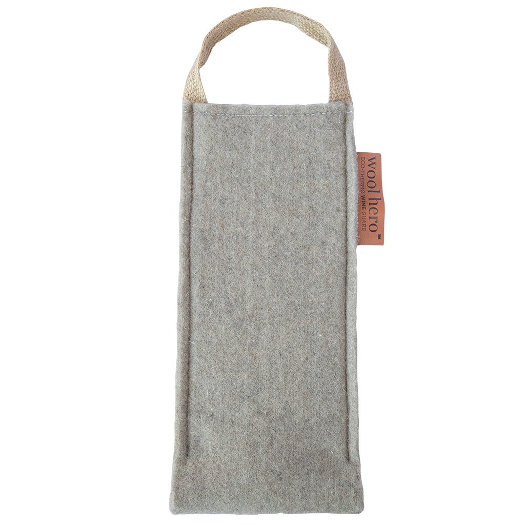 wool hero wine guard tote bag